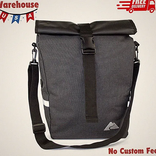 3-Piece Bicycle Bag Set, Handlebar, Frame, and Pannier Bags