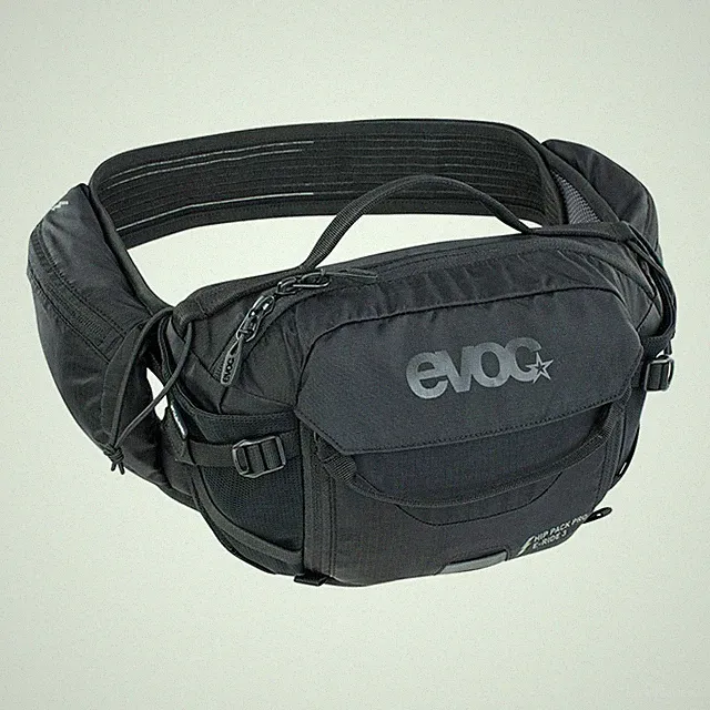 EVOC Hip Pack Pro E-Ride 3L Hydration Bag - Bladder Not Included, Black