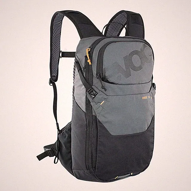 EVOC Ride 12 Hydration Bag Volume: 12L - Carbon/Grey 100321123
