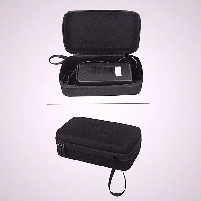 Sleek Black Electric Bike for charger Storage Bag Fashionable and Functional